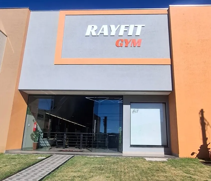 Fachada da RAYFIT GYM em Alfenas/MG